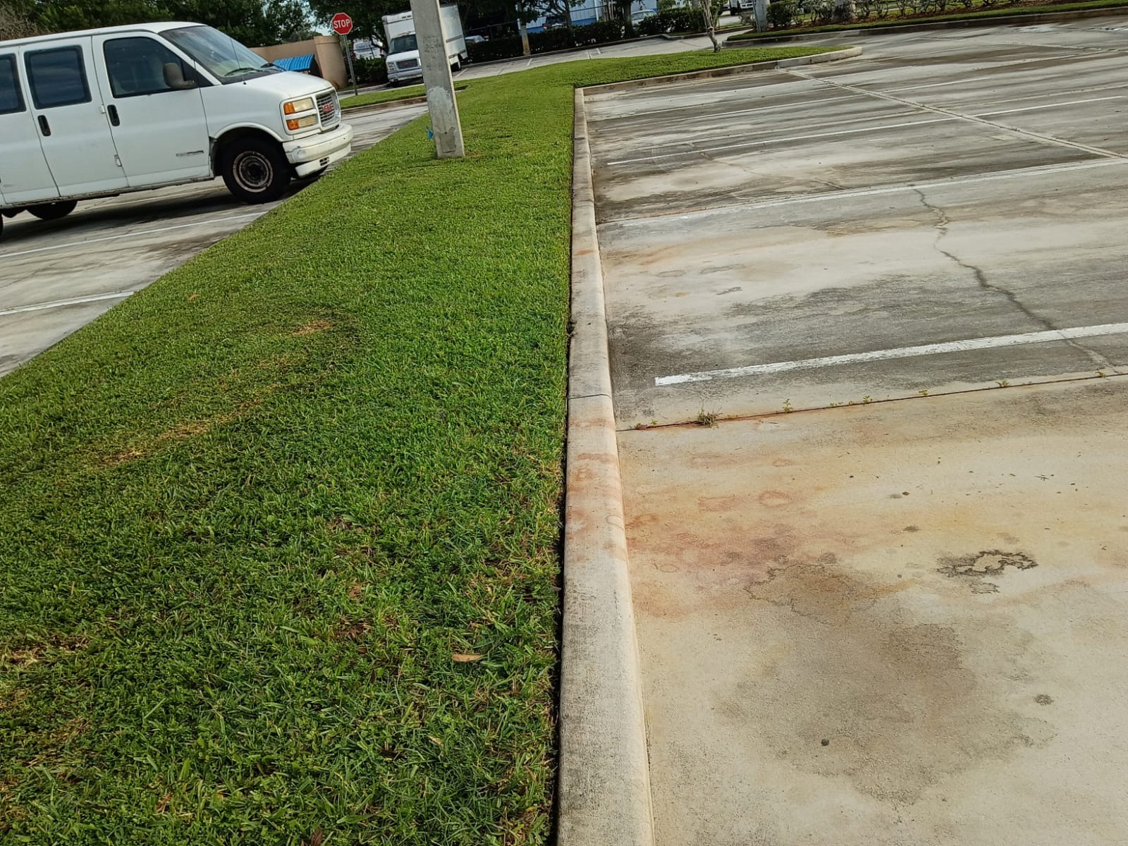 Recent landscape maintenance project by Pelletier's Lawn Landscape Inc.